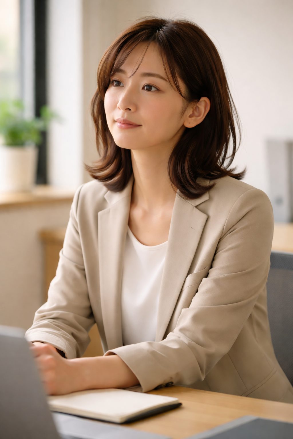 面談後、気持ちが整理された社員のイメージ